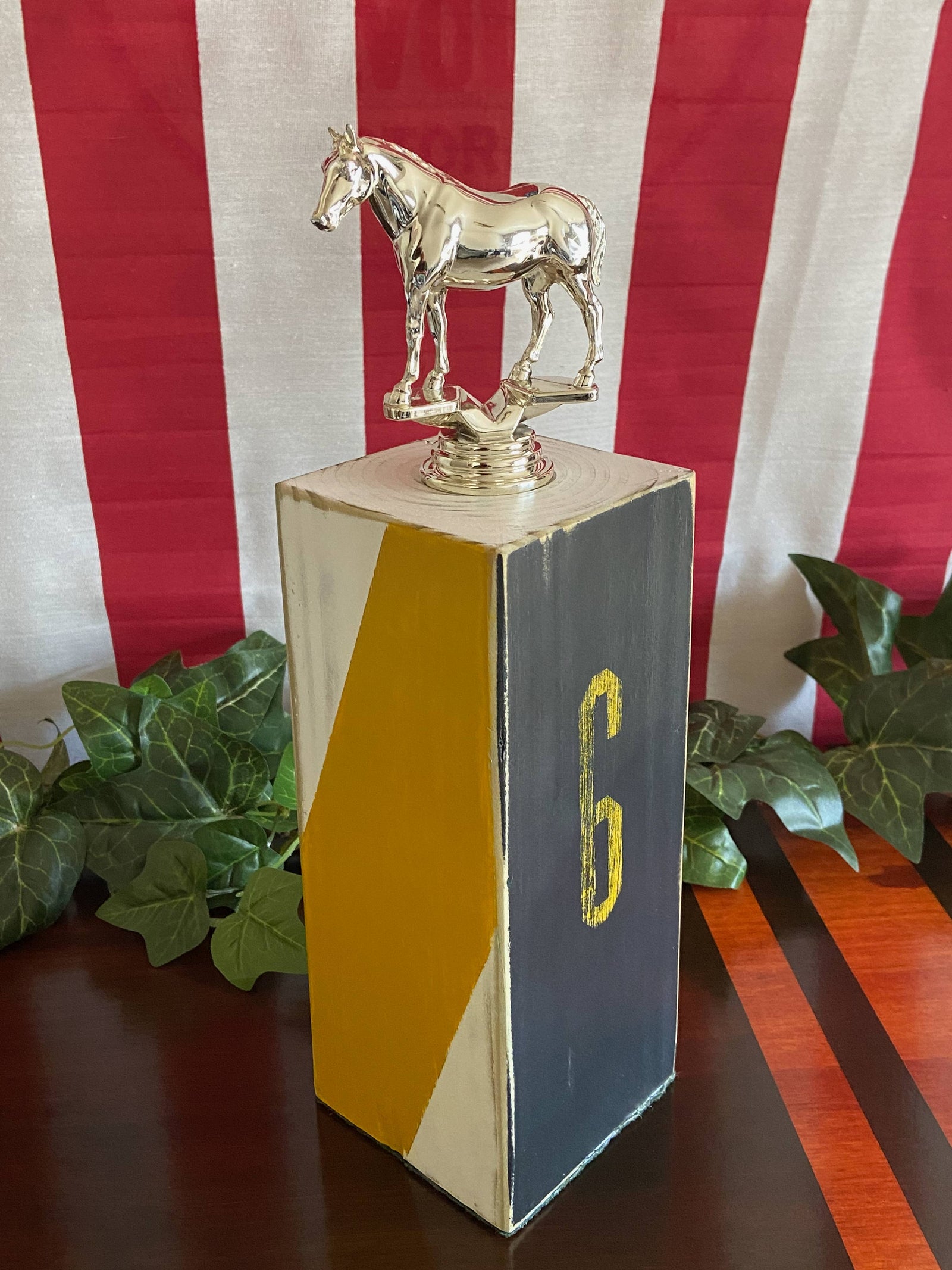 Vintage Inspired Horse Trophy